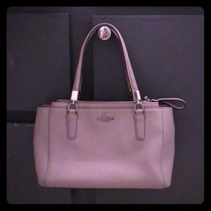 Beautiful taupe Coach bag